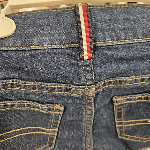 Girl's Toddler Blue Jean Tommy Hilfiger Shorts - Picture 6 of 8